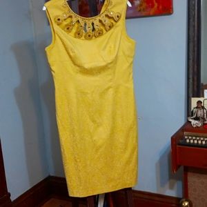 Yellow formal dress